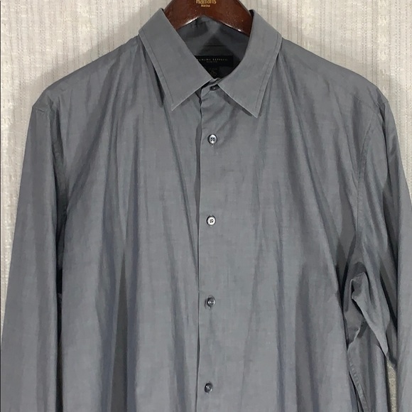 Banana Republic Slim Fit Gray Men’s Shirt-XL - Picture 3 of 9